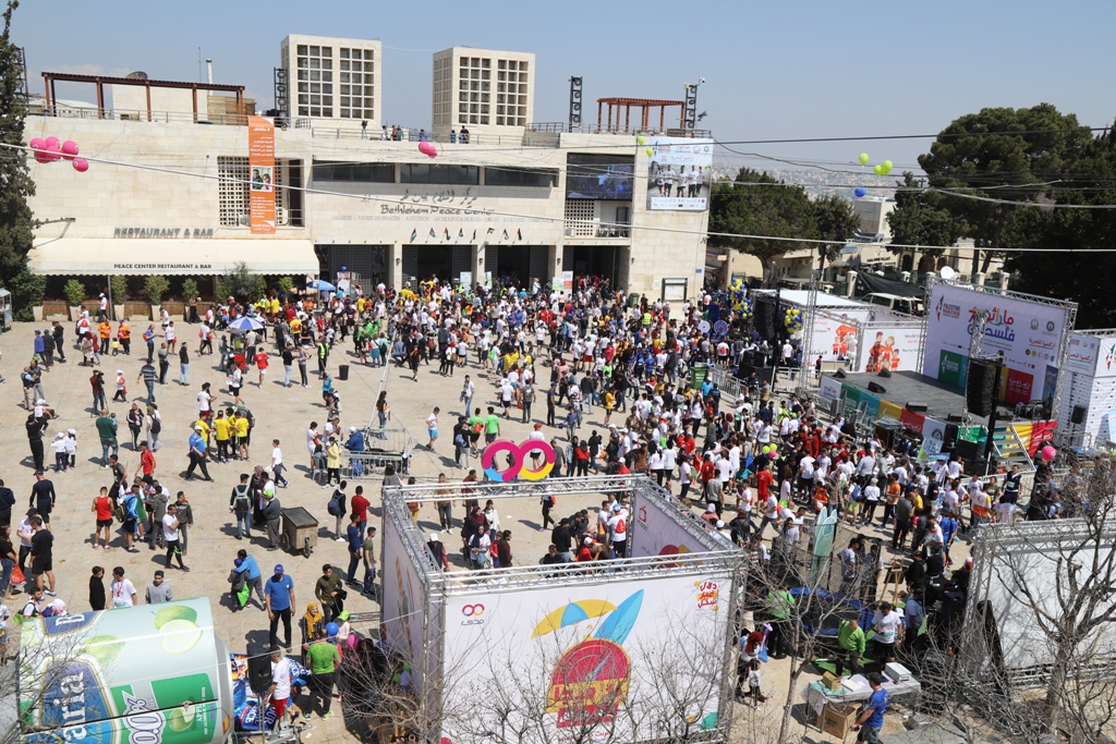 انطلاق ماراثون فلسطين الدولي السابع في بيت لحم بمشاركة 8000 عداء وعداءة