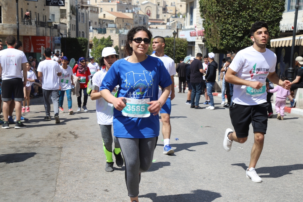 انطلاق ماراثون فلسطين الدولي السابع في بيت لحم بمشاركة 8000 عداء وعداءة