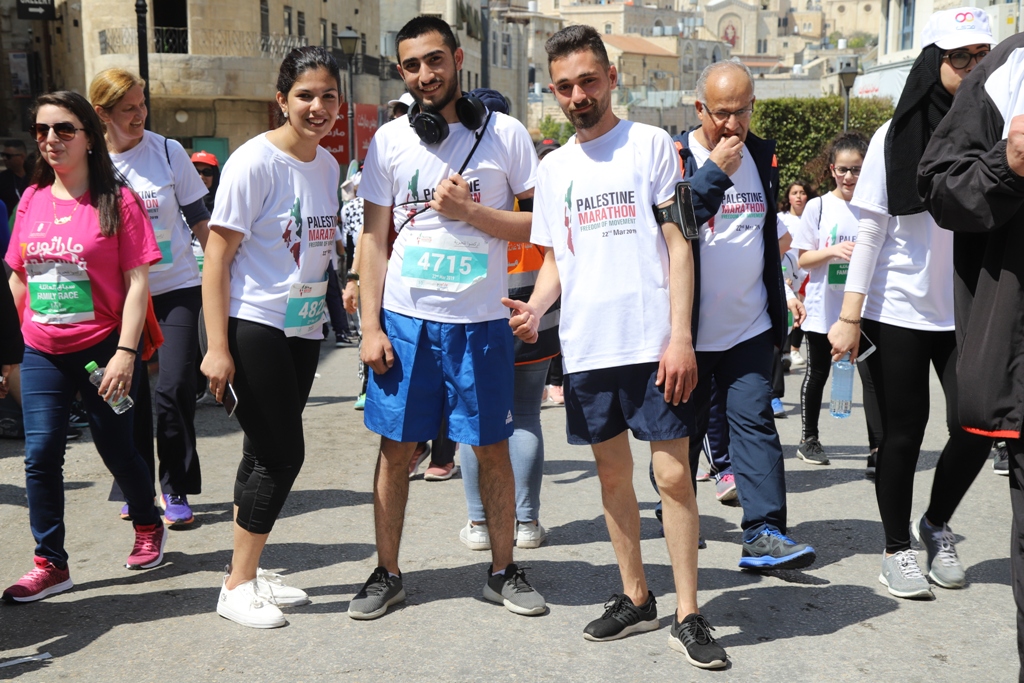 انطلاق ماراثون فلسطين الدولي السابع في بيت لحم بمشاركة 8000 عداء وعداءة