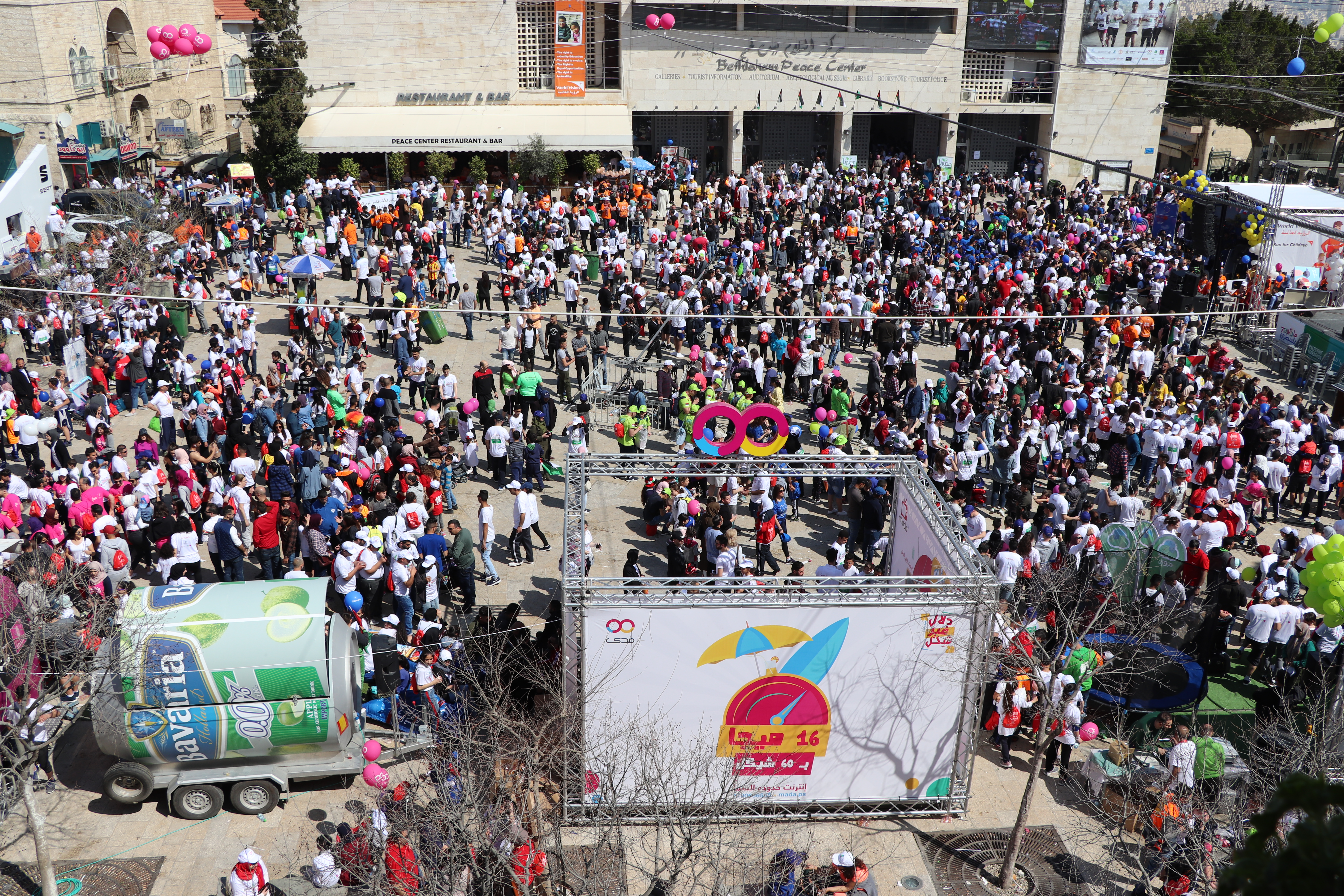 انطلاق ماراثون فلسطين الدولي السابع في بيت لحم بمشاركة 8000 عداء وعداءة