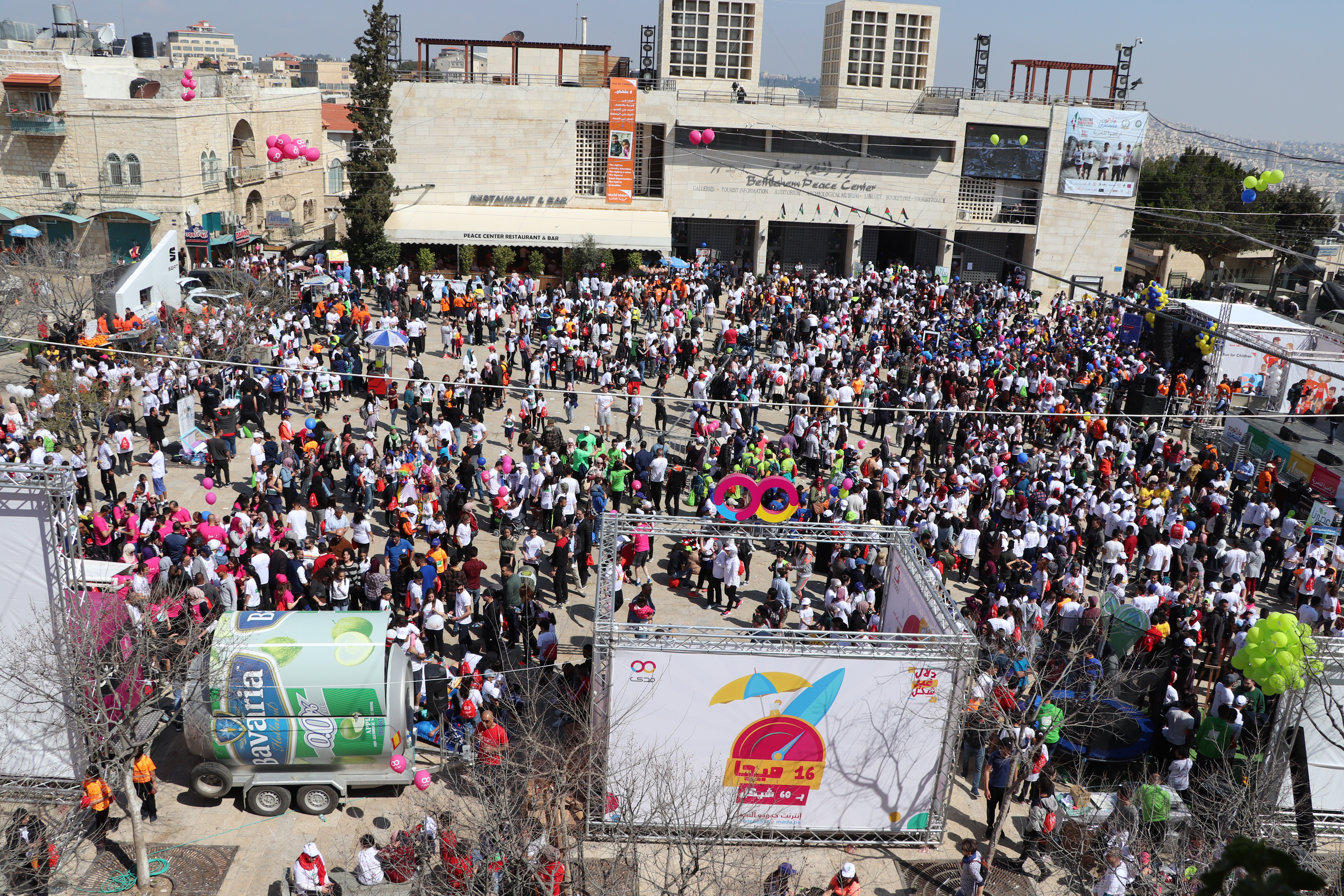 انطلاق ماراثون فلسطين الدولي السابع في بيت لحم بمشاركة 8000 عداء وعداءة