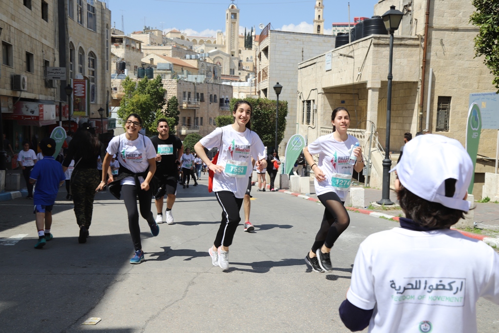 انطلاق ماراثون فلسطين الدولي السابع في بيت لحم بمشاركة 8000 عداء وعداءة