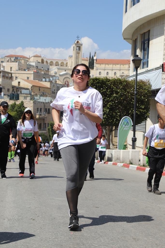 انطلاق ماراثون فلسطين الدولي السابع في بيت لحم بمشاركة 8000 عداء وعداءة