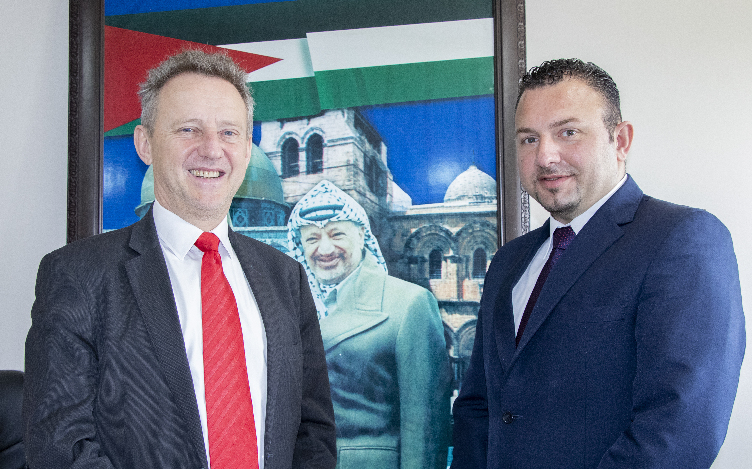 حنانيا ومرقص يستقبلان وفداً من فيينا ويبحثان سبل التعاون المشترك 