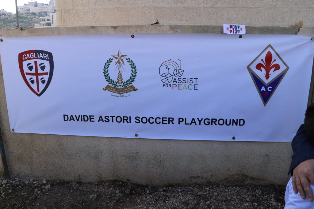 دعم إيطالي لمشروع الملعب المصغر في بيت لحم