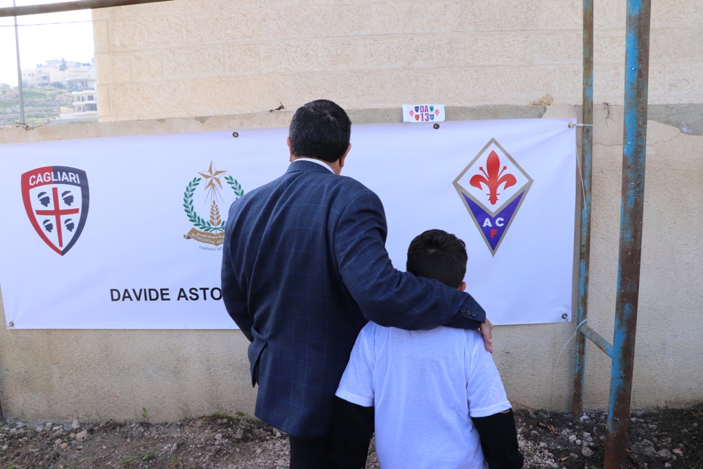 دعم إيطالي لمشروع الملعب المصغر في بيت لحم