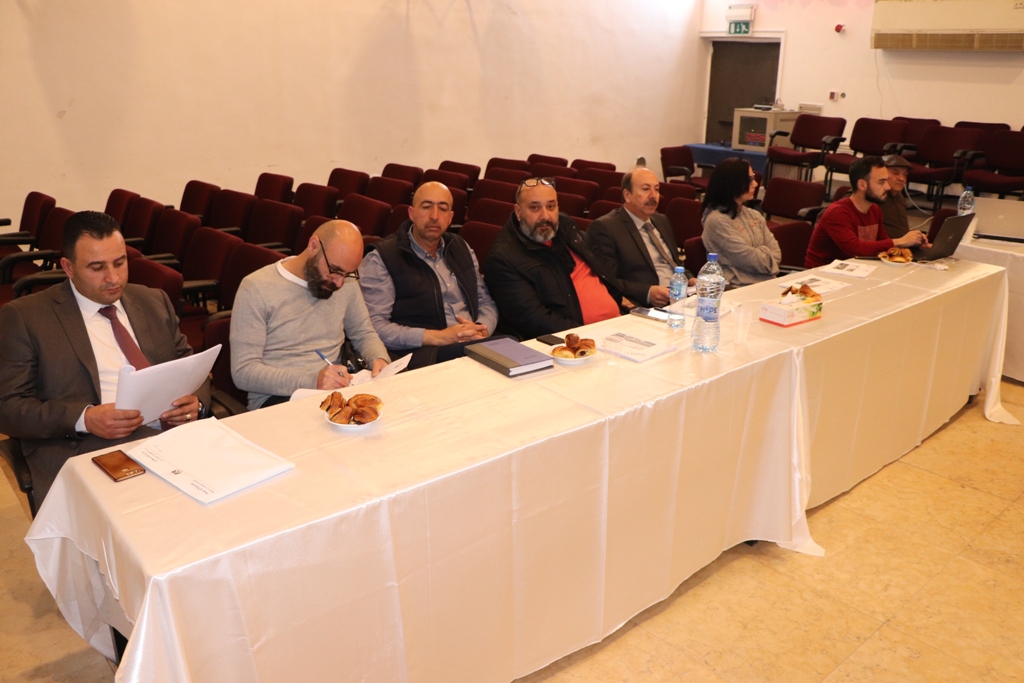 بلدية بيت لحم تنظم لقاءً في مركز السلام  لعرض الملف الأولي الذي عملت عليه البلدية مع المؤسسات المختلفة بما يخص بيت لحم عاصمة الثقافة العربية  2020