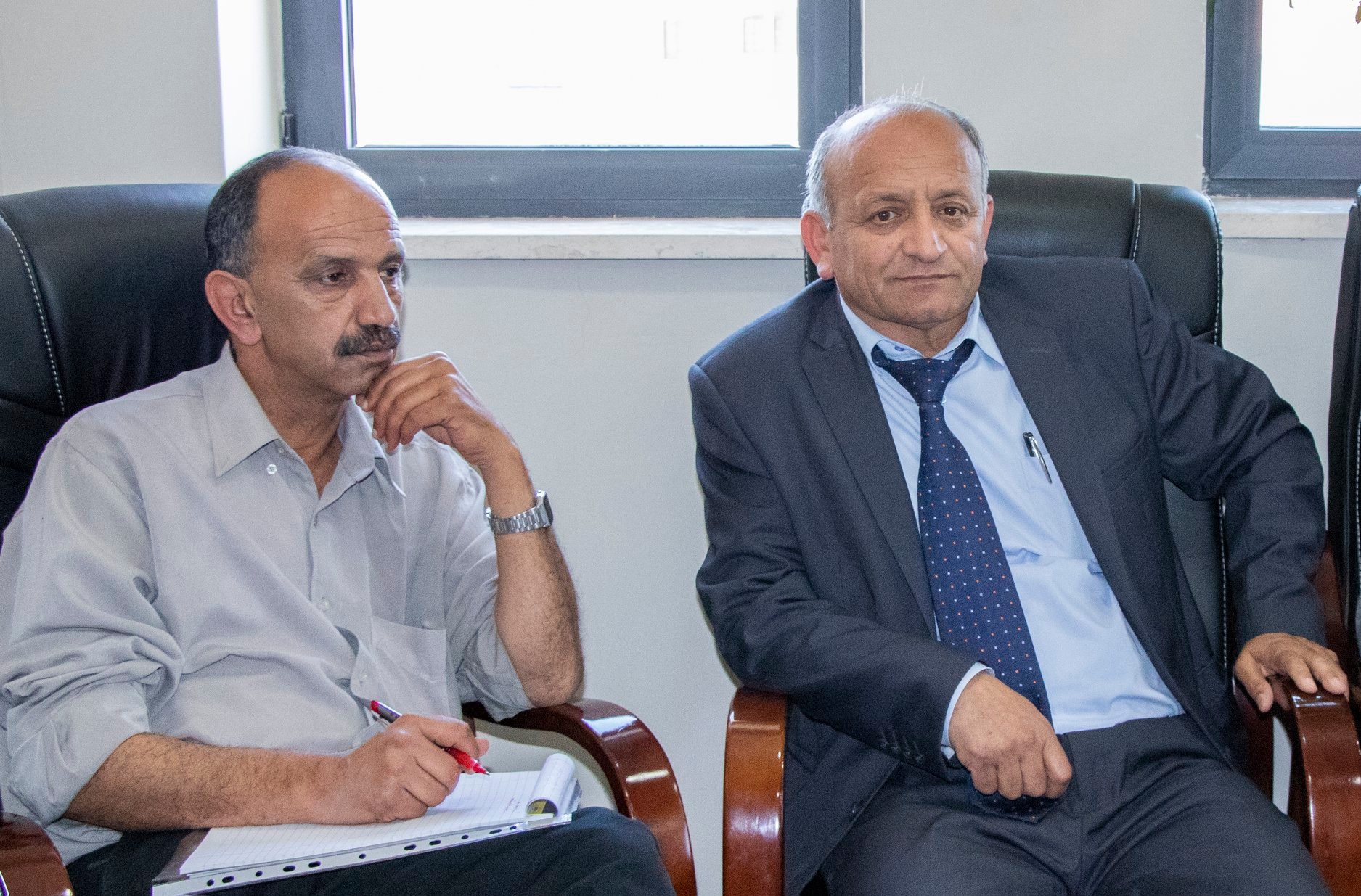 بهدف تعزيز العلاقات الثنائية بين بلدية بيت لحم ووزارة الحكم المحلي سلمان يلتقي بالصالح في دار بلدية بيت لحم