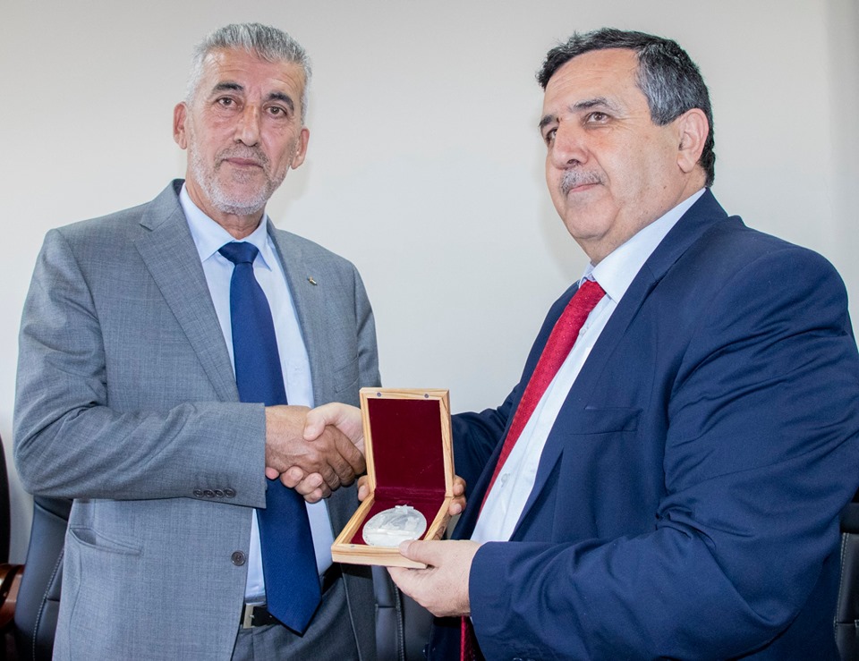 بهدف تعزيز العلاقات الثنائية بين بلدية بيت لحم ووزارة الحكم المحلي سلمان يلتقي بالصالح في دار بلدية بيت لحم