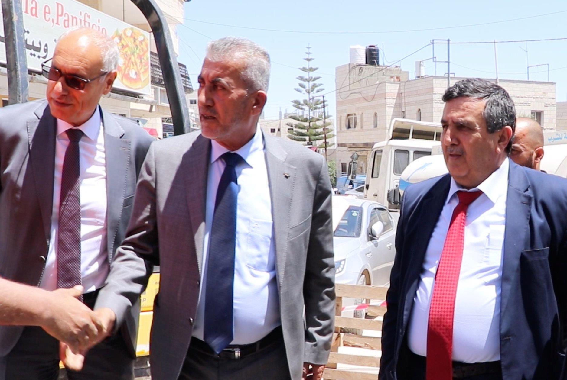 بهدف تعزيز العلاقات الثنائية بين بلدية بيت لحم ووزارة الحكم المحلي سلمان يلتقي بالصالح في دار بلدية بيت لحم