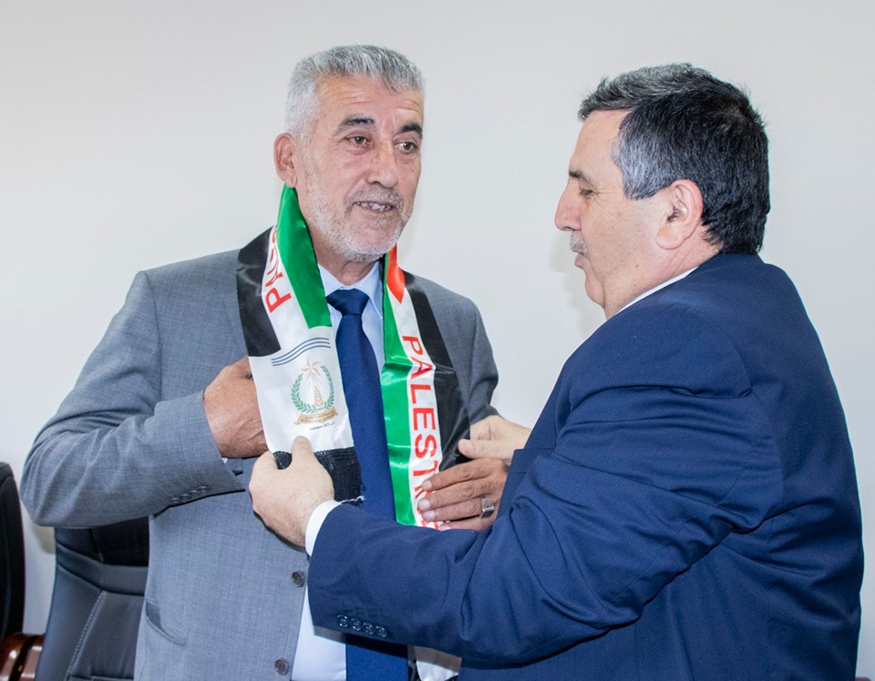 بهدف تعزيز العلاقات الثنائية بين بلدية بيت لحم ووزارة الحكم المحلي سلمان يلتقي بالصالح في دار بلدية بيت لحم