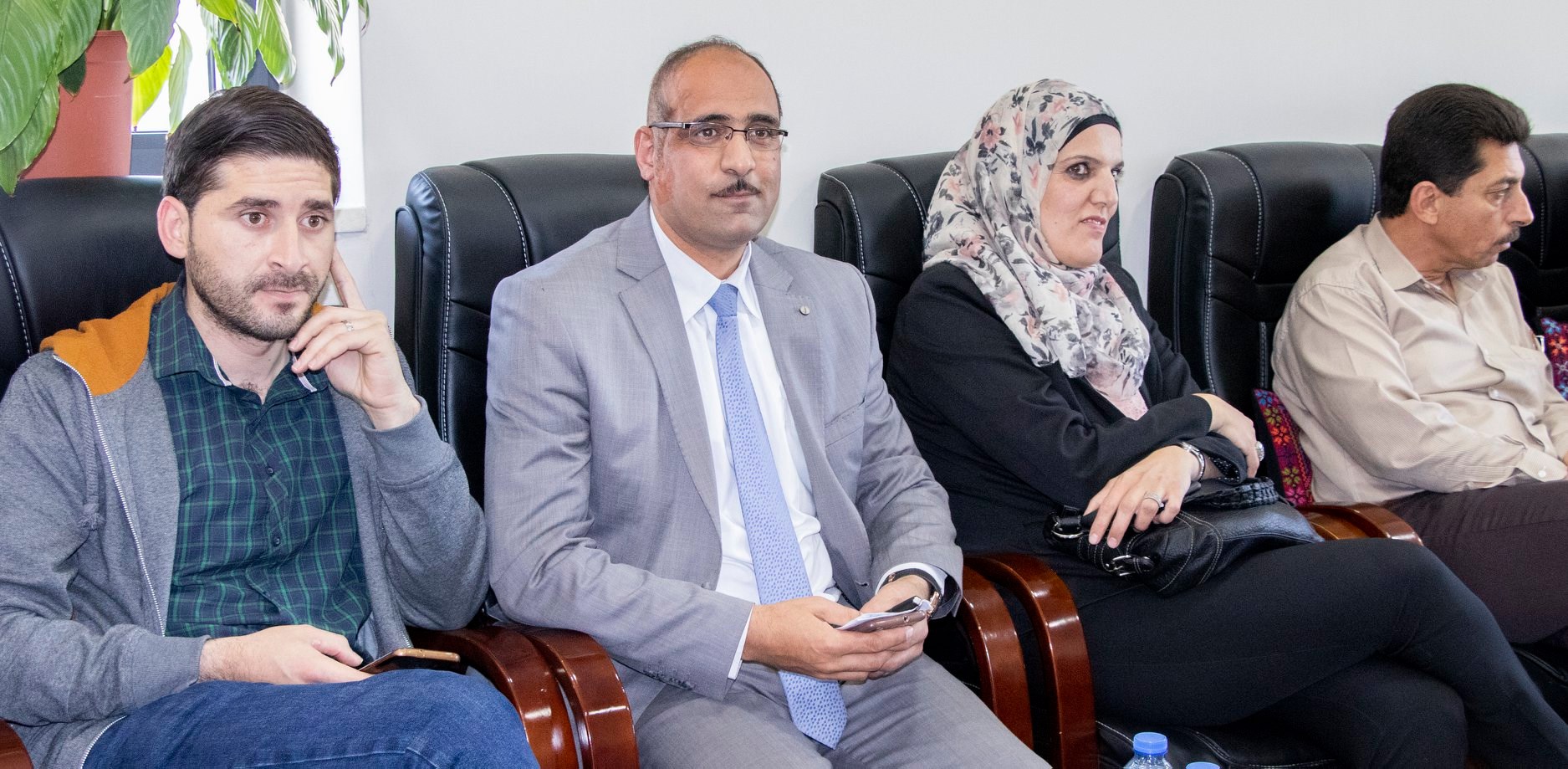 بهدف تعزيز العلاقات الثنائية بين بلدية بيت لحم ووزارة الحكم المحلي سلمان يلتقي بالصالح في دار بلدية بيت لحم