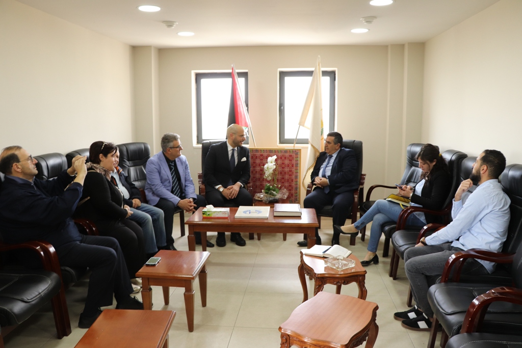 سلمان يشكر المعهد الأزرق والطاقم الطبي الإيطالي على خدماتهم الطبية لصالح أهالي بيت لحم