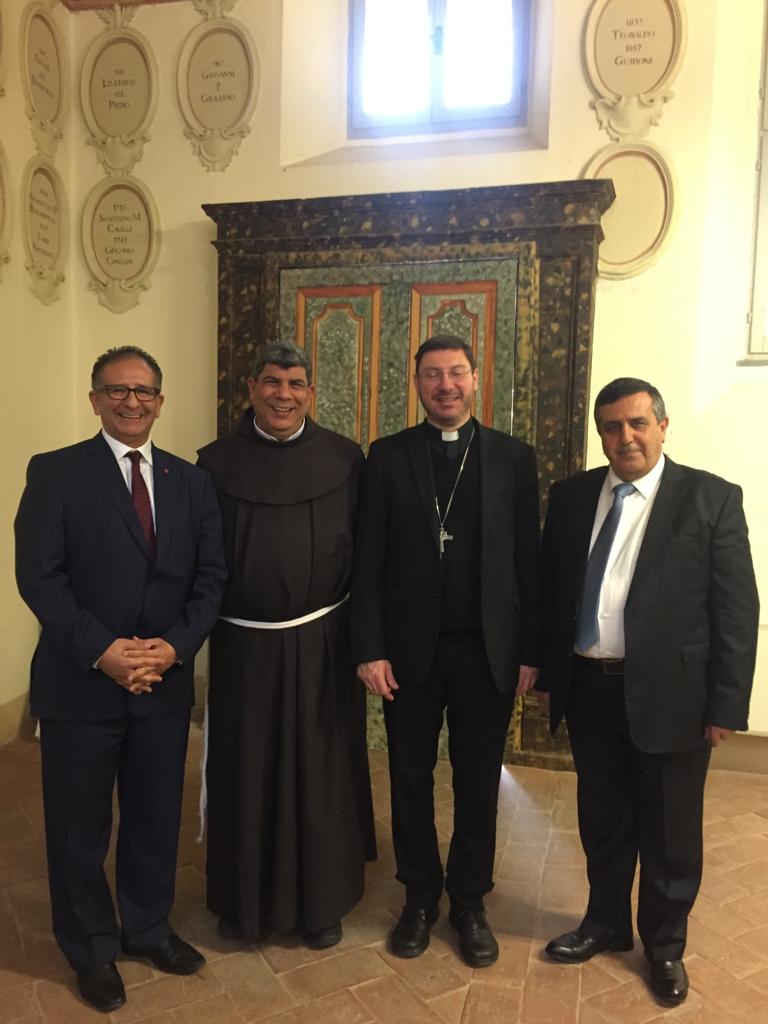 بلديتا بيت لحم وجوبيو الإيطالية توقعان على إتفاقية صداقة