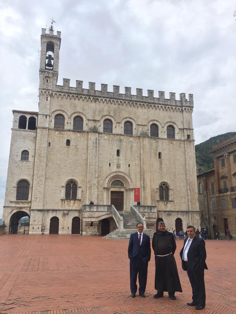 بلديتا بيت لحم وجوبيو الإيطالية توقعان على إتفاقية صداقة