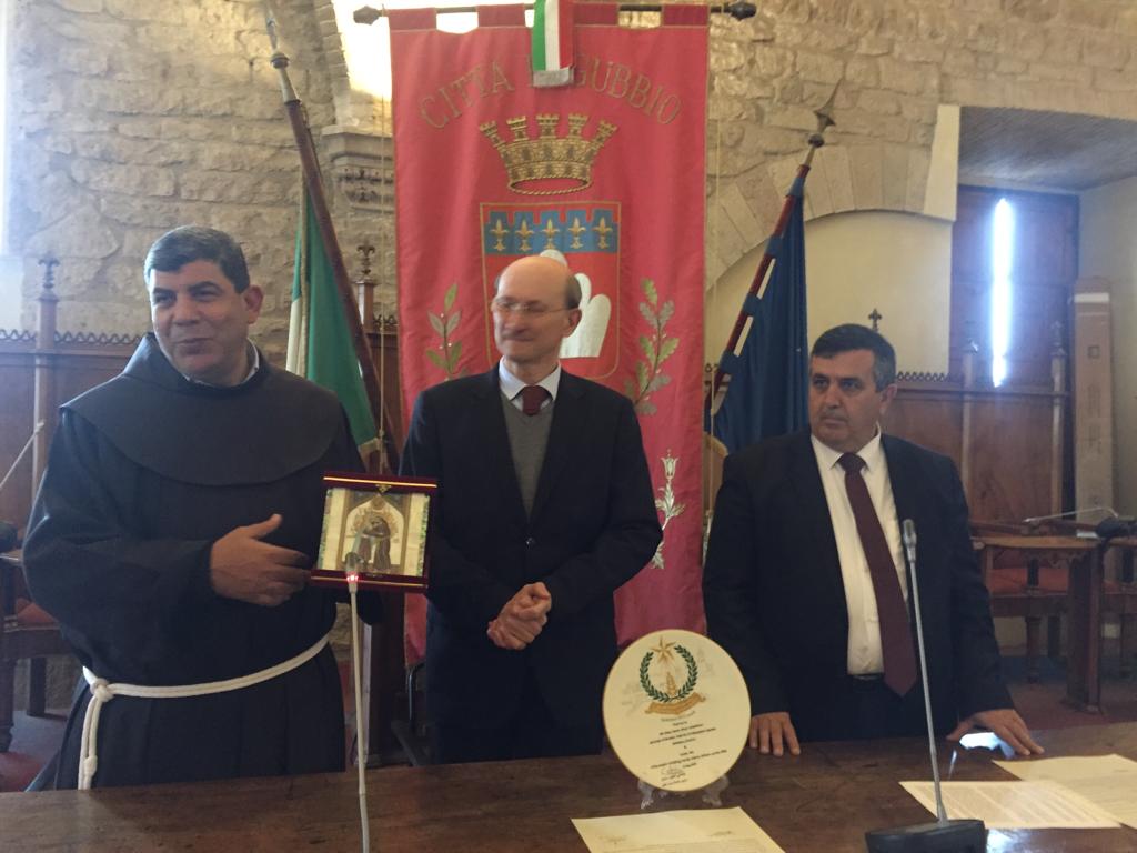 بلديتا بيت لحم وجوبيو الإيطالية توقعان على إتفاقية صداقة