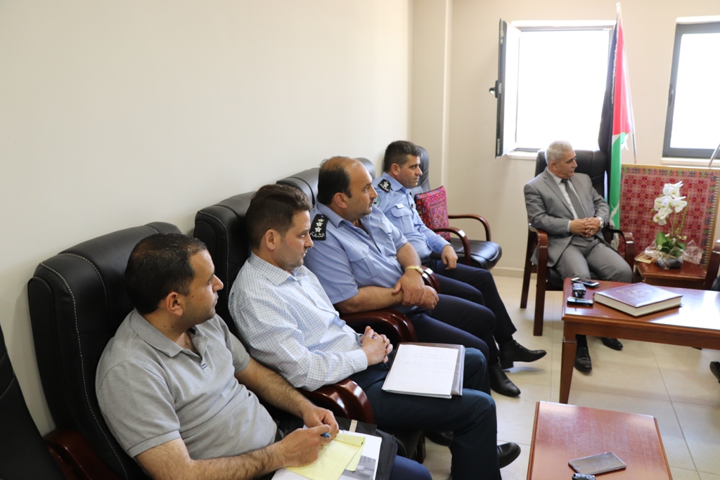 لقاءٌ في بلدية بيت لحم لمناقشة وضع بيت لحم من ناحية المرور والتحديات وبحث آليات مستقبلية للحد من الأزمات المرورية  