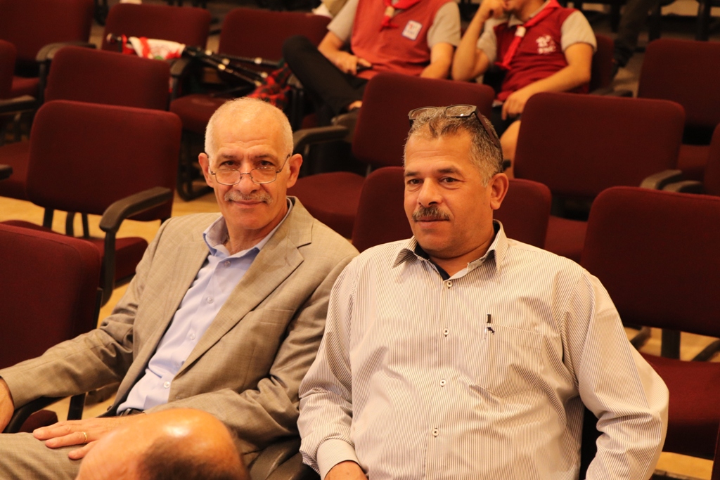 لقاء في مركز السلام/ بيت لحم على شرف وفد منظمة الكشافة العالمية الذي زار بيت لحم