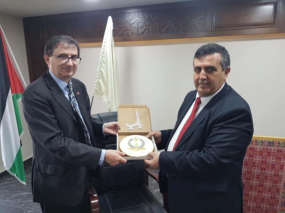 سلمان يستقبل وفدا من وزارة الخارجية السويسرية للتنسيق لزيارة وزير الخارجية السويسري لبيت لحم ايلول القادم ولتوقيع اتفاقية توأمة