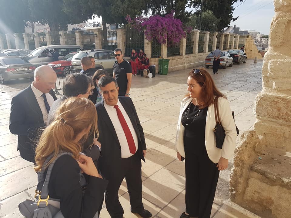 سلمان يستقبل وفدا من وزارة الخارجية السويسرية للتنسيق لزيارة وزير الخارجية السويسري لبيت لحم ايلول القادم ولتوقيع اتفاقية توأمة