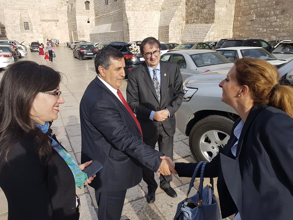 سلمان يستقبل وفدا من وزارة الخارجية السويسرية للتنسيق لزيارة وزير الخارجية السويسري لبيت لحم ايلول القادم ولتوقيع اتفاقية توأمة