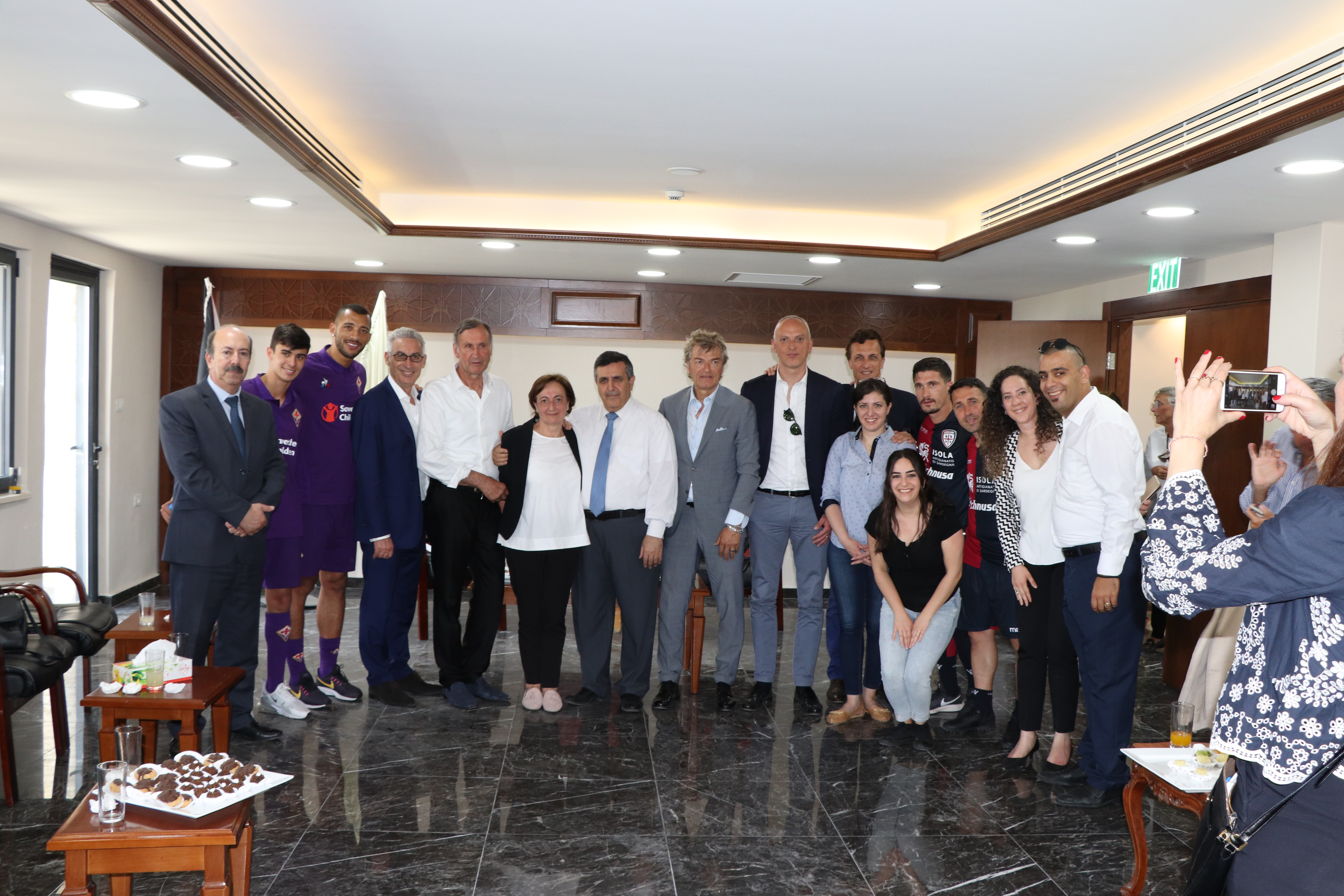 بلدية بيت لحم تحتفل بافتتاح ملعب كرة القدم المصغر "دافيدي أستوري" في بيت لحم