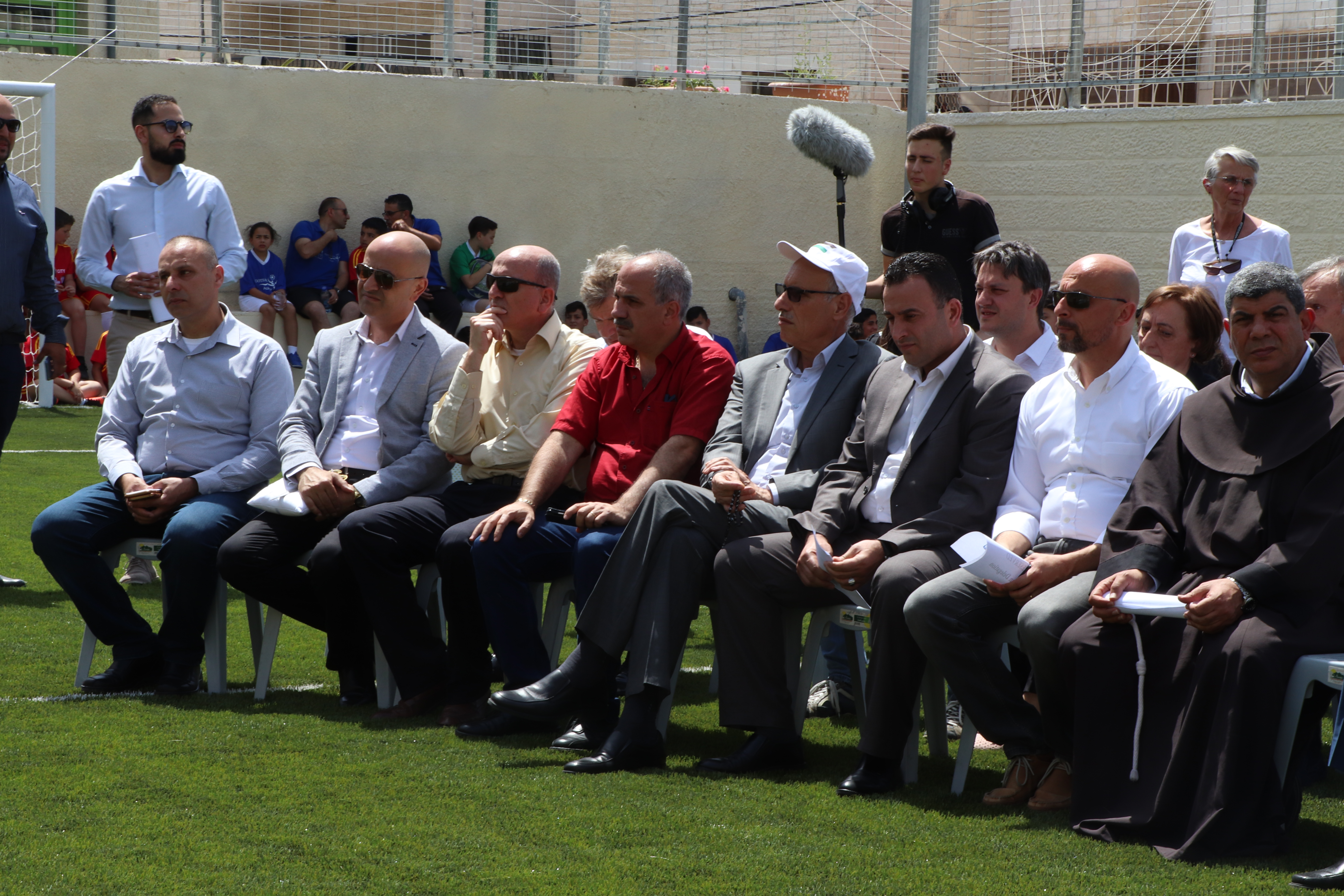 بلدية بيت لحم تحتفل بافتتاح ملعب كرة القدم المصغر "دافيدي أستوري" في بيت لحم