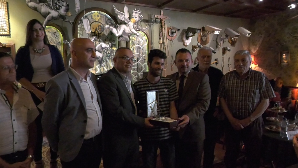 في اطار اتفاقية التعاون بين بلديتي بيت لحم وتورينو  حنانيا يشارك في حفل إعلان نتائج المسابقة الفنية " لندعها تضيء " في فندق ذا وولد اوف