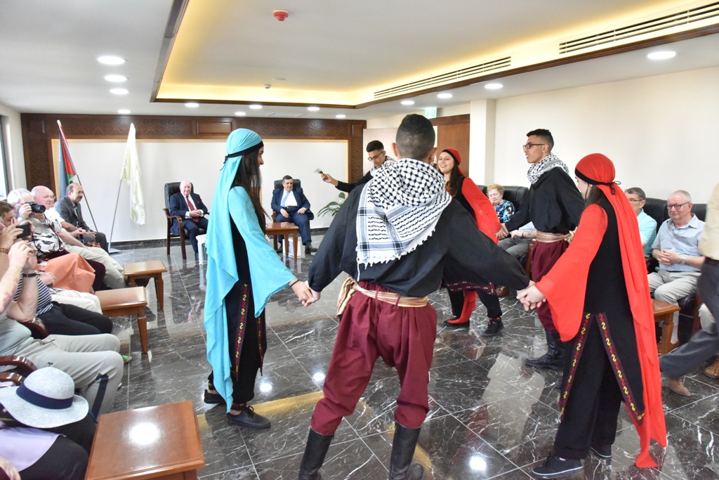 بلدية بيت لحم تنظم حفل استقبال لرئيس بلدية غلاسجو السابق والوفد الإسكتلندي