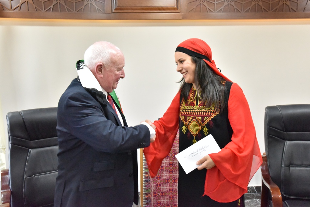 بلدية بيت لحم تنظم حفل استقبال لرئيس بلدية غلاسجو السابق والوفد الإسكتلندي