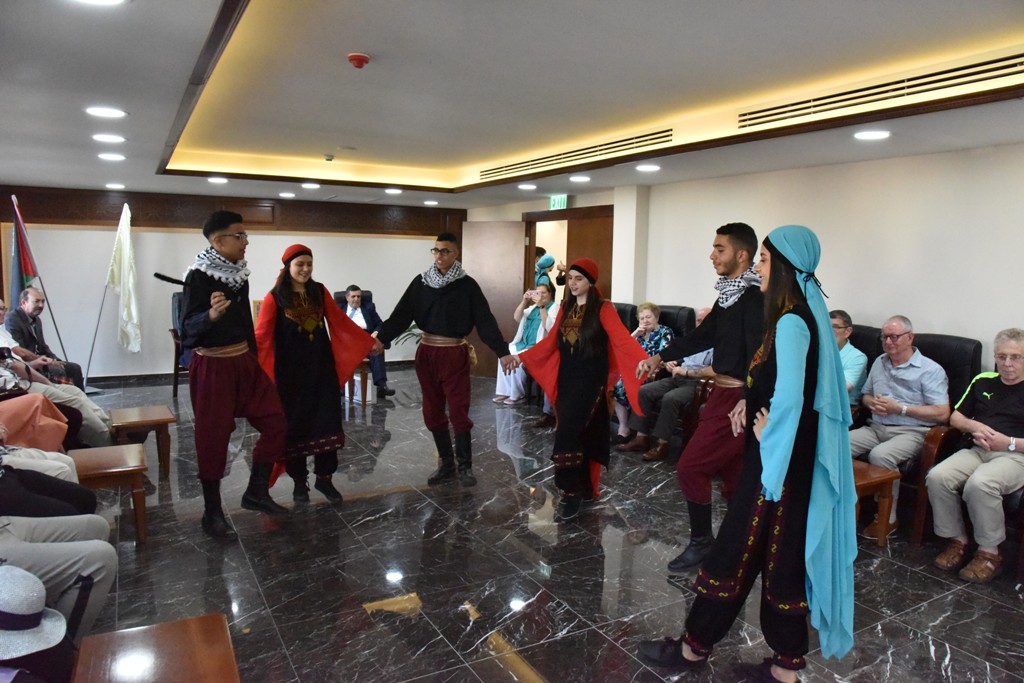 بلدية بيت لحم تنظم حفل استقبال لرئيس بلدية غلاسجو السابق والوفد الإسكتلندي