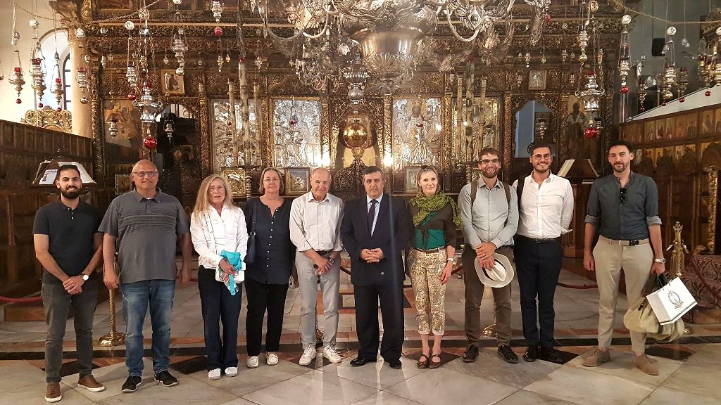 رئيس بلدية بيت لحم يستقبل وفداً برلمانياً سويسرياً