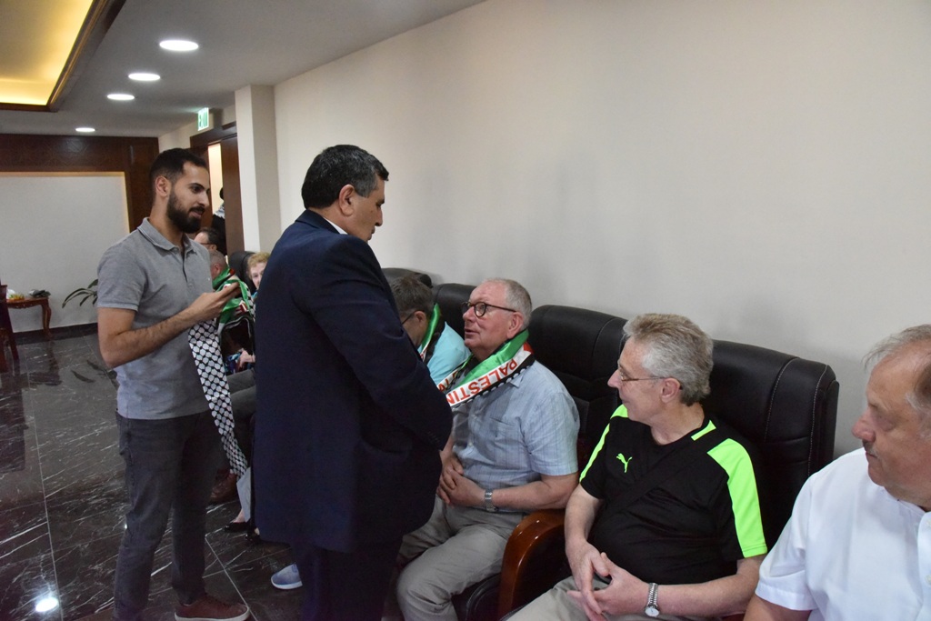 بلدية بيت لحم تنظم حفل استقبال لرئيس بلدية غلاسجو السابق والوفد الإسكتلندي