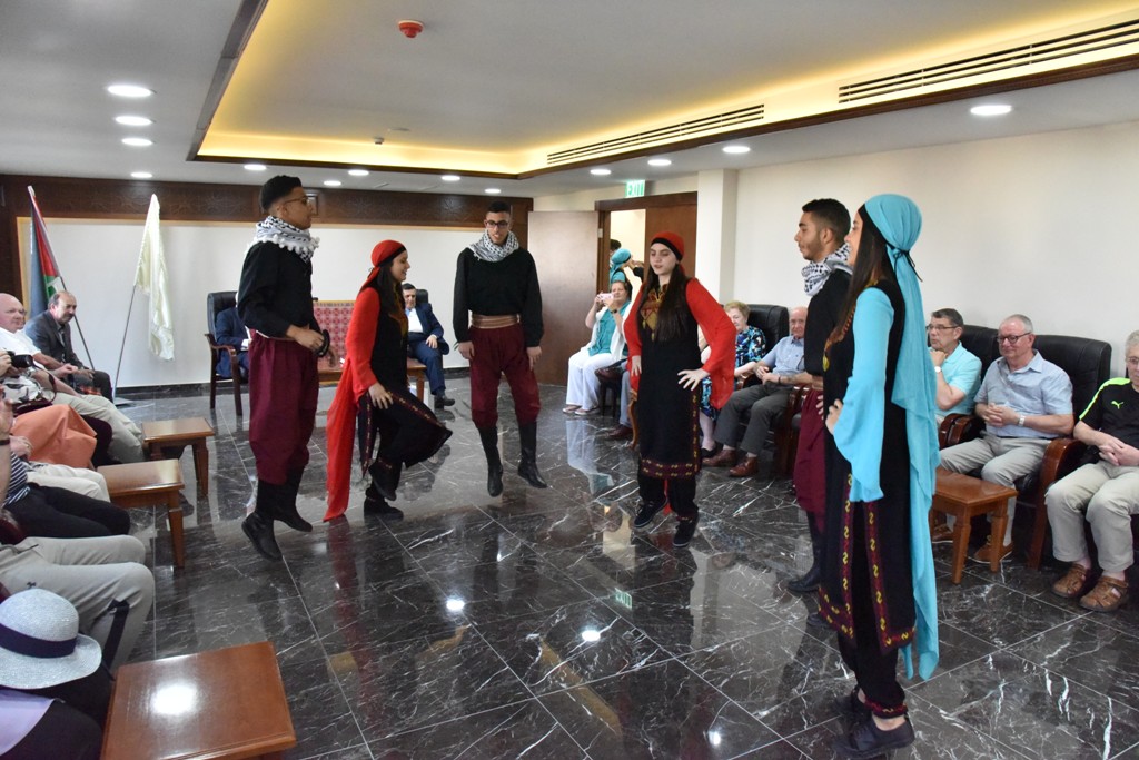 بلدية بيت لحم تنظم حفل استقبال لرئيس بلدية غلاسجو السابق والوفد الإسكتلندي