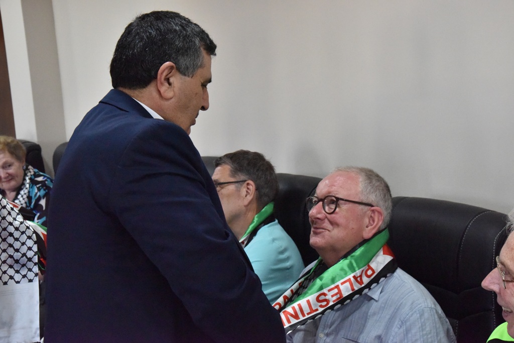 بلدية بيت لحم تنظم حفل استقبال لرئيس بلدية غلاسجو السابق والوفد الإسكتلندي