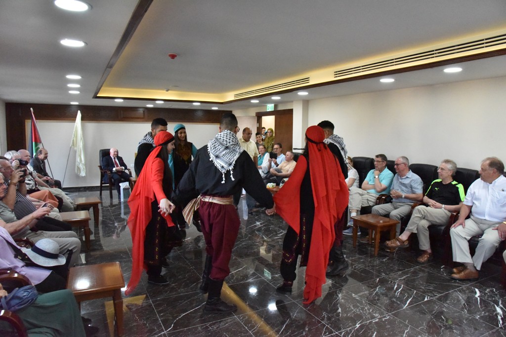 بلدية بيت لحم تنظم حفل استقبال لرئيس بلدية غلاسجو السابق والوفد الإسكتلندي