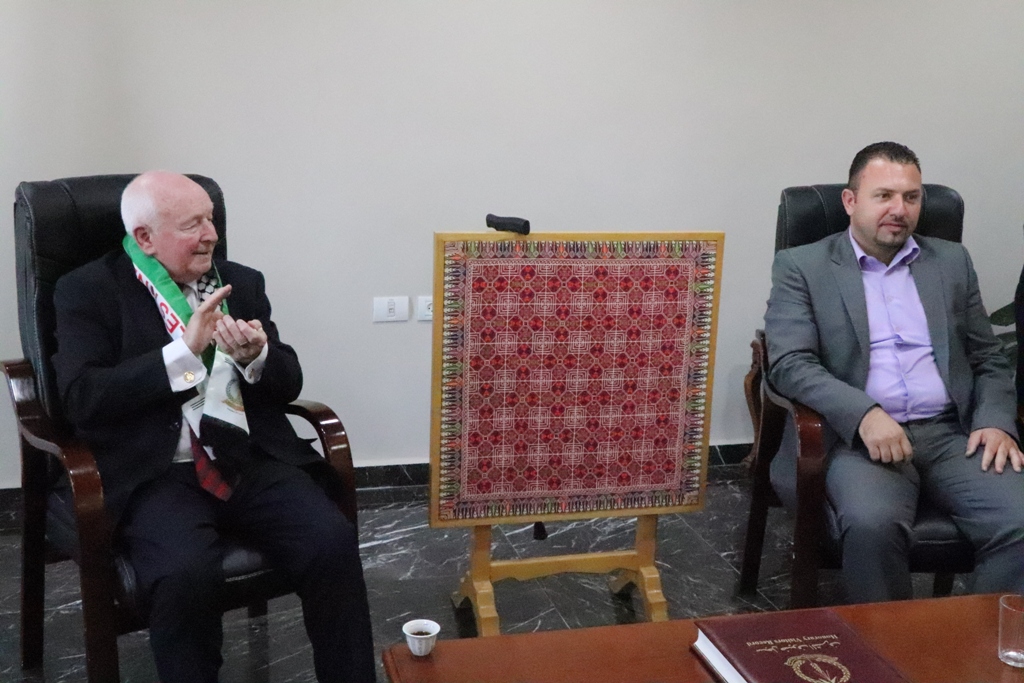 بلدية بيت لحم تنظم حفل استقبال لرئيس بلدية غلاسجو السابق والوفد الإسكتلندي