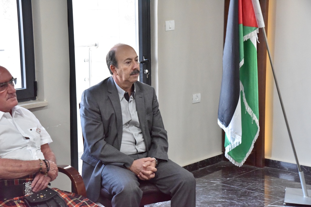 بلدية بيت لحم تنظم حفل استقبال لرئيس بلدية غلاسجو السابق والوفد الإسكتلندي