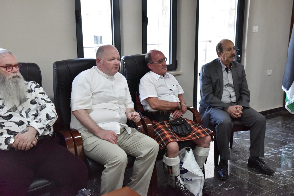 بلدية بيت لحم تنظم حفل استقبال لرئيس بلدية غلاسجو السابق والوفد الإسكتلندي