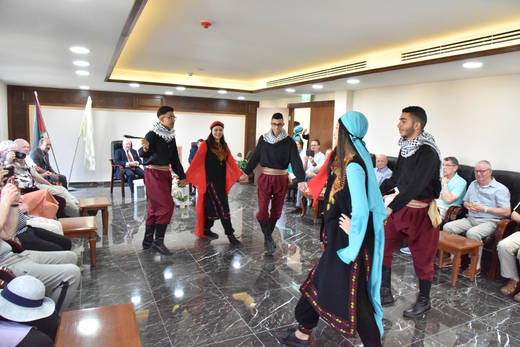 بلدية بيت لحم تنظم حفل استقبال لرئيس بلدية غلاسجو السابق والوفد الإسكتلندي