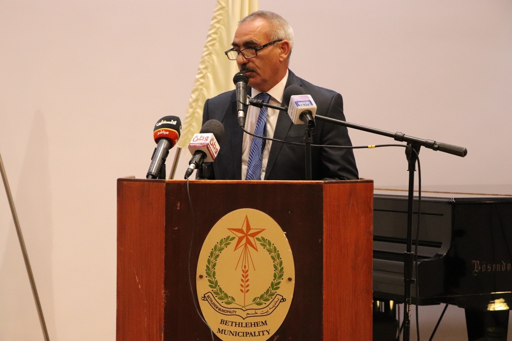 مؤتمر صحفي خاص بمؤتمر مغتربي أبناء محافظة بيت لحم الثاني من مركز السلام في بيت لحم