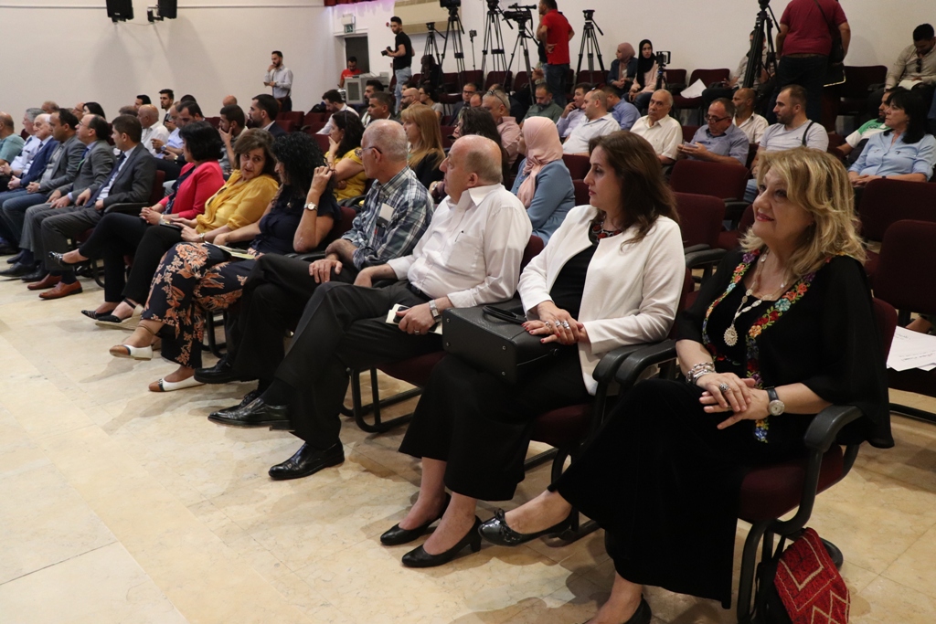 مؤتمر صحفي خاص بمؤتمر مغتربي أبناء محافظة بيت لحم الثاني من مركز السلام في بيت لحم
