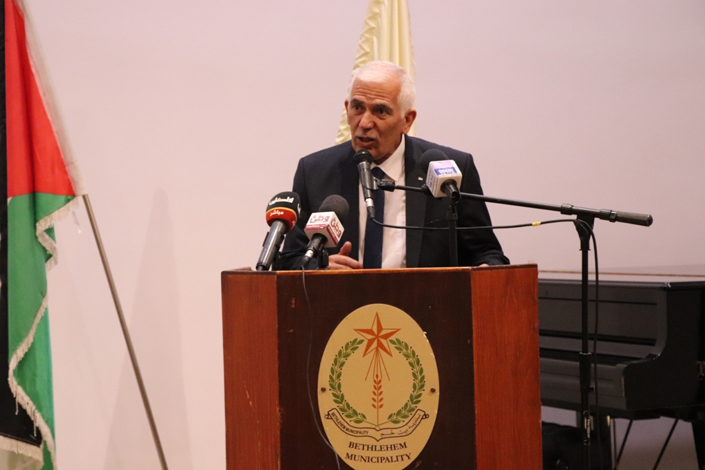 مؤتمر صحفي خاص بمؤتمر مغتربي أبناء محافظة بيت لحم الثاني من مركز السلام في بيت لحم