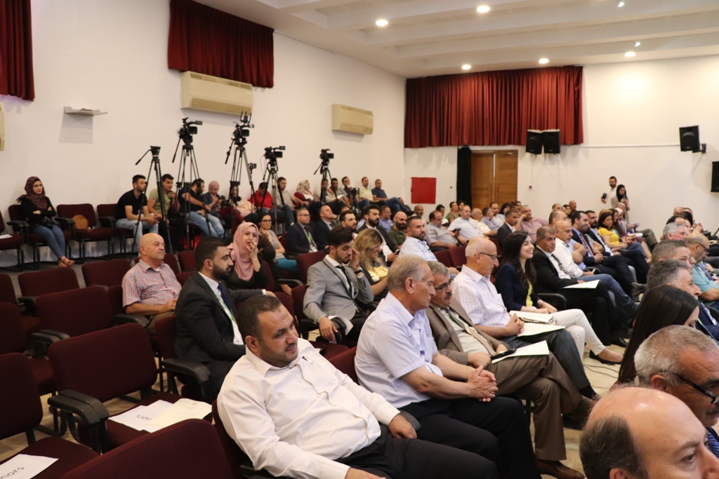 مؤتمر صحفي خاص بمؤتمر مغتربي أبناء محافظة بيت لحم الثاني من مركز السلام في بيت لحم