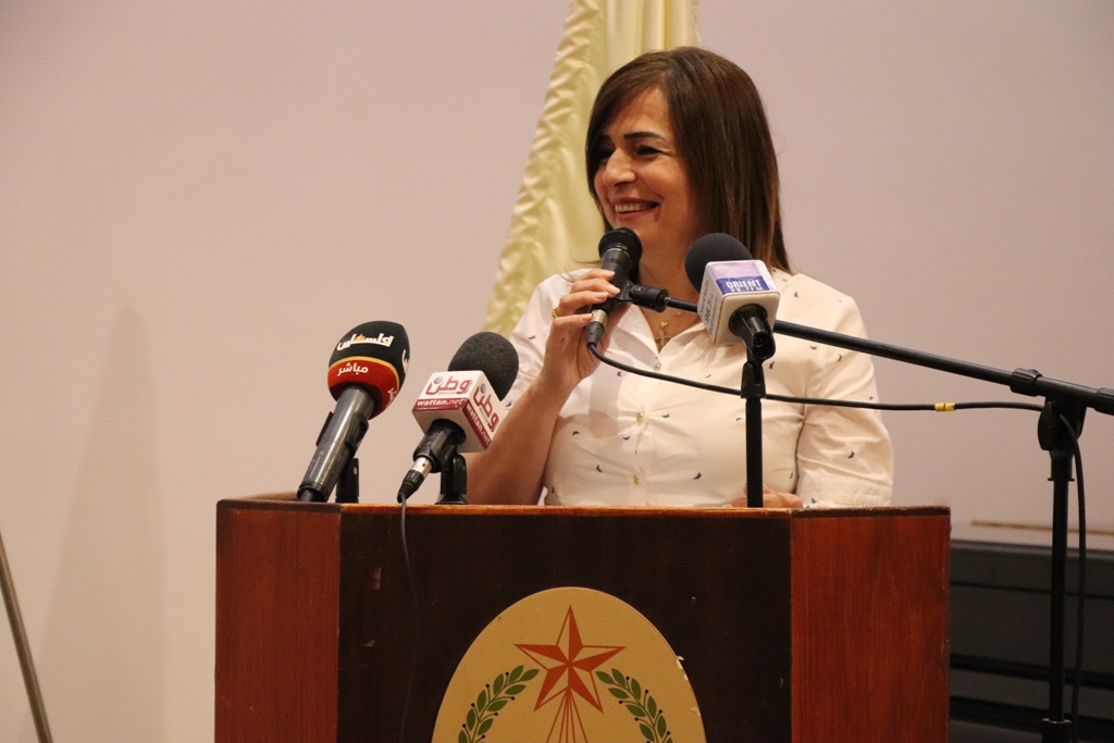 مؤتمر صحفي خاص بمؤتمر مغتربي أبناء محافظة بيت لحم الثاني من مركز السلام في بيت لحم