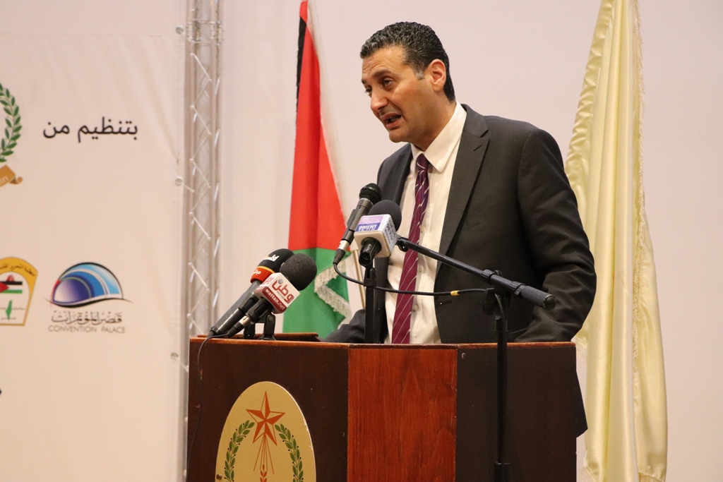 مؤتمر صحفي خاص بمؤتمر مغتربي أبناء محافظة بيت لحم الثاني من مركز السلام في بيت لحم