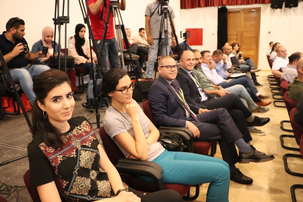 مؤتمر صحفي خاص بمؤتمر مغتربي أبناء محافظة بيت لحم الثاني من مركز السلام في بيت لحم