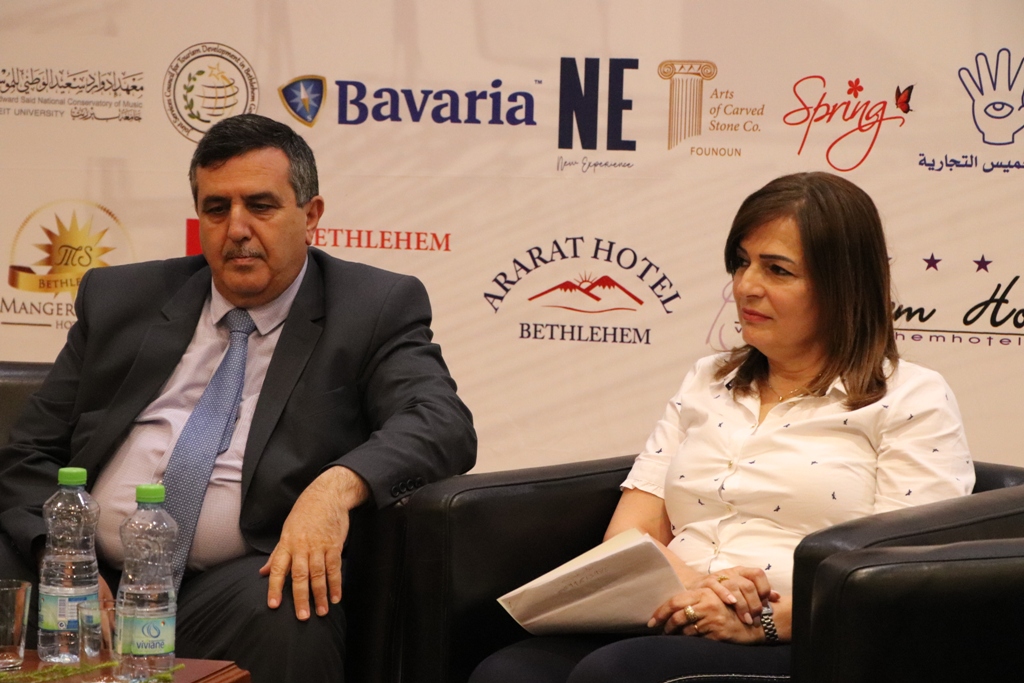 مؤتمر صحفي خاص بمؤتمر مغتربي أبناء محافظة بيت لحم الثاني من مركز السلام في بيت لحم