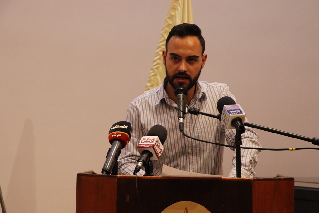 مؤتمر صحفي خاص بمؤتمر مغتربي أبناء محافظة بيت لحم الثاني من مركز السلام في بيت لحم