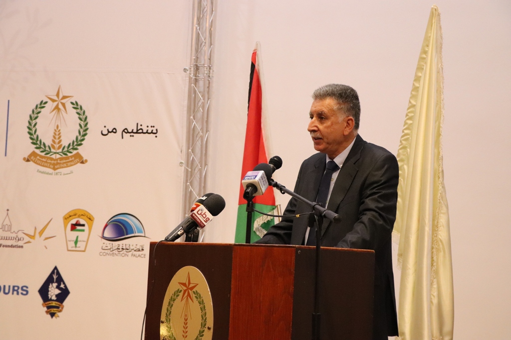 مؤتمر صحفي خاص بمؤتمر مغتربي أبناء محافظة بيت لحم الثاني من مركز السلام في بيت لحم
